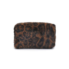 Load image into Gallery viewer, Leopard Luxe Cosmetic Pouch: Leopard