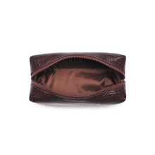 Load image into Gallery viewer, Croc Chic Cosmetic Pouch: Black