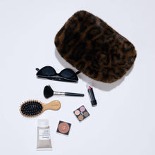 Load image into Gallery viewer, Leopard Luxe Cosmetic Pouch: Leopard