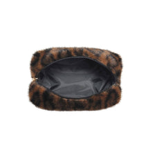 Load image into Gallery viewer, Leopard Luxe Cosmetic Pouch: Leopard