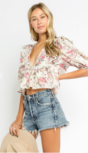 Emma Floral Top